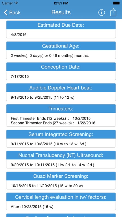 Baby Due Date - OB Wheel and Pregnancy Calculator
