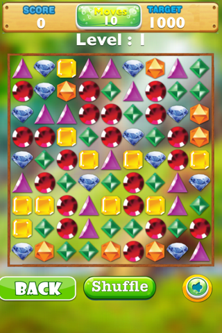 Diamond Gems Mania Story - FREE Puzzle Game screenshot 2