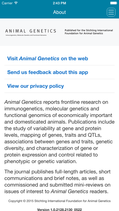 Animal Genetics screenshot1