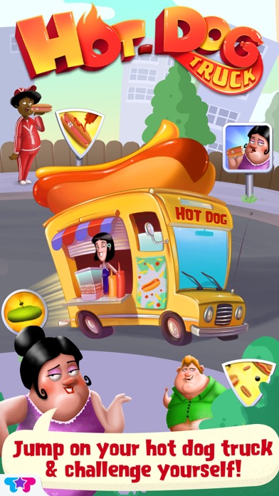 Hot Dog Truck : Lunch Time Rush Cook, Serve, Eat & Play screenshot 1