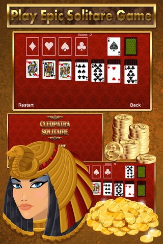 Cleopatra's Pyramid Solitaire screenshot 2