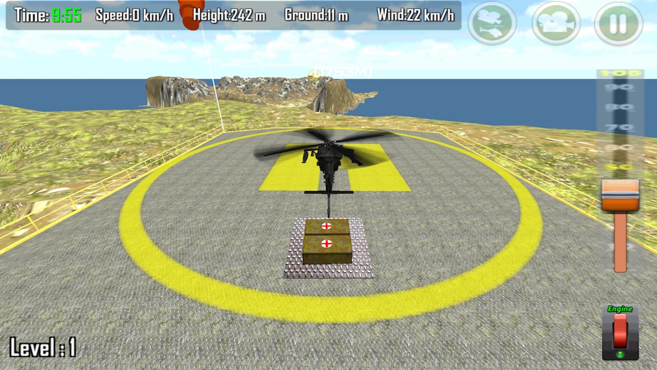 Gunship Carrier Helicopter 3D screenshot 2