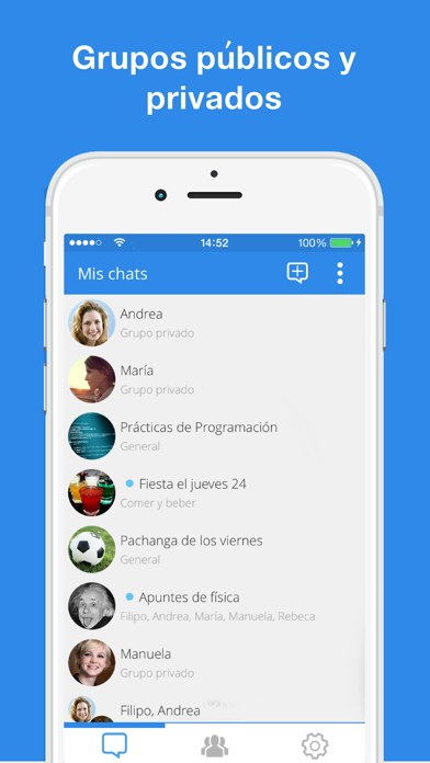 Screenshot #3 pour Polixat - La app de chat para universitarios de València