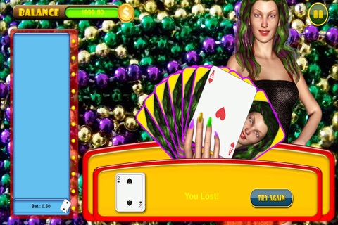 Big Mardi Gras Party Hi Lo Cards screenshot 3