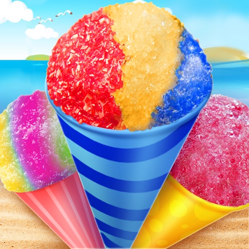 Snow Cone Maker™ Icy Food Summer Party Icon