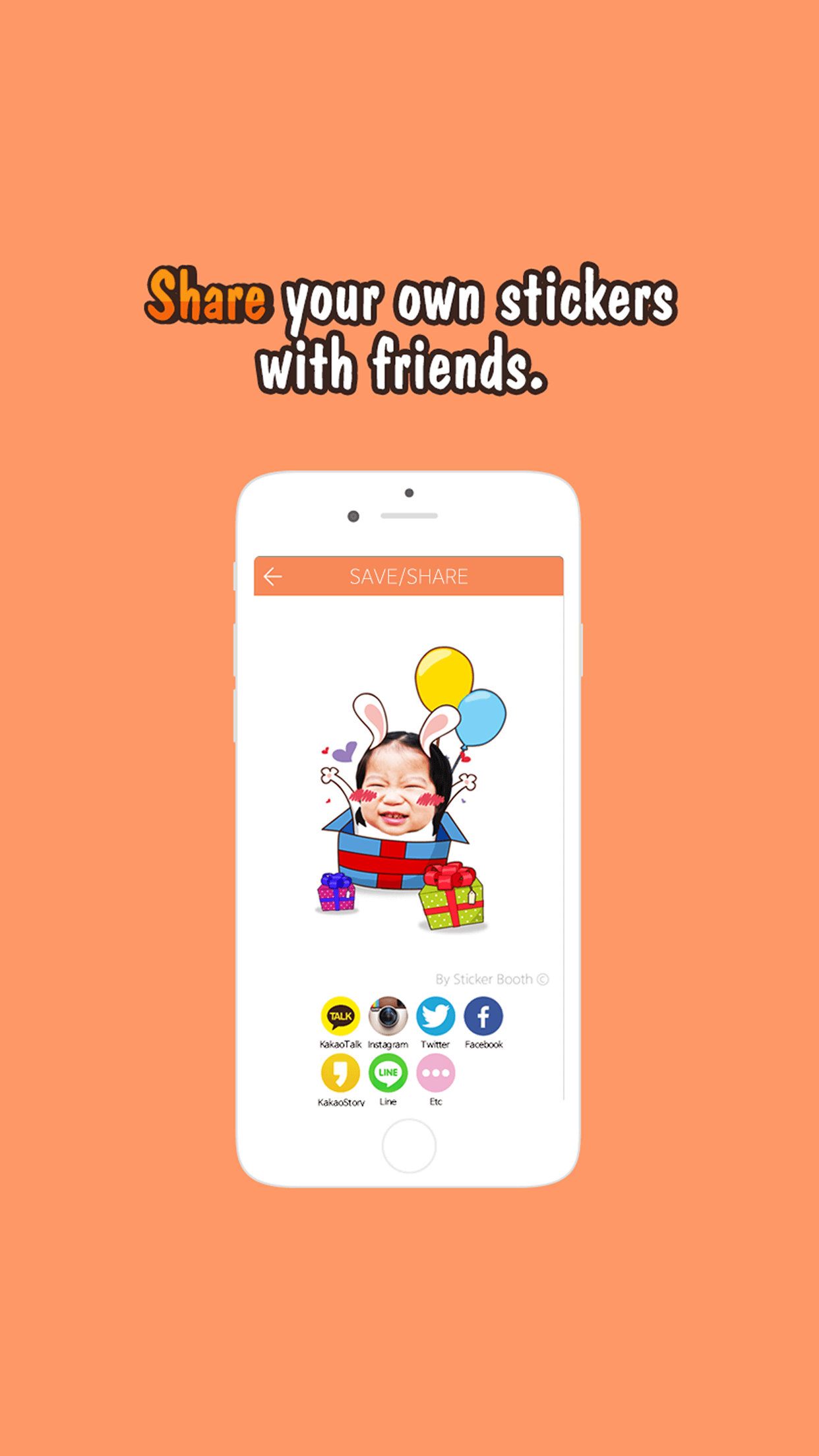 StickerBooth for SNS-My sticker made from my own picture screenshot 4