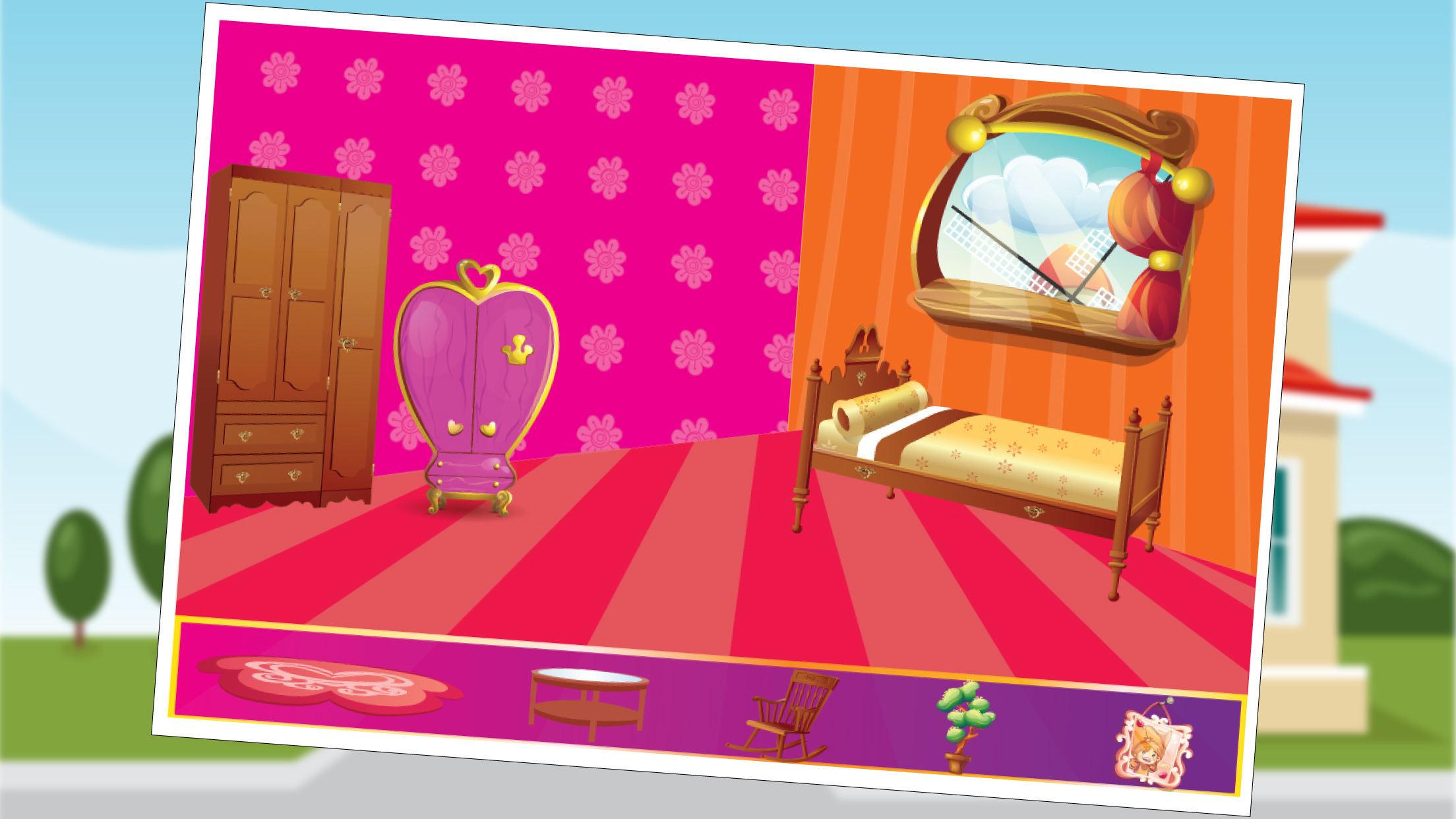 Princess Room Decoration - Little baby girl's room design and makeover art game screenshot 5