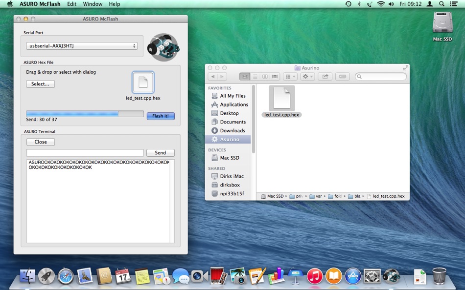 ASURO McFlash (macOS) 由: Dirk Froehling ASURO McFlash (macOS) 由: Dirk Froehling
