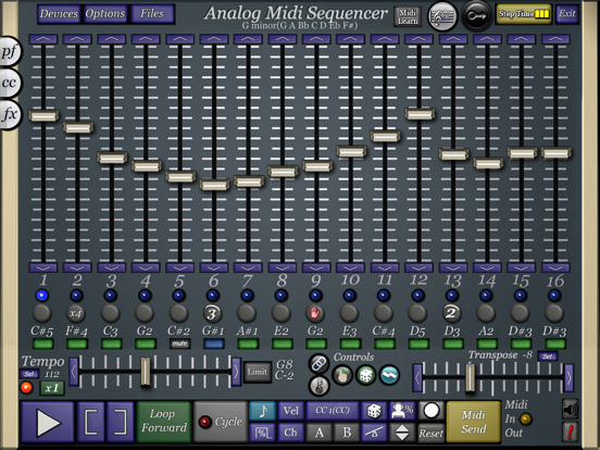 Screenshot #1 for midiSequencer