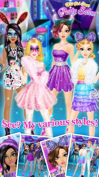 Party Salon - Girls Makeup & Dressup Gamesのおすすめ画像3