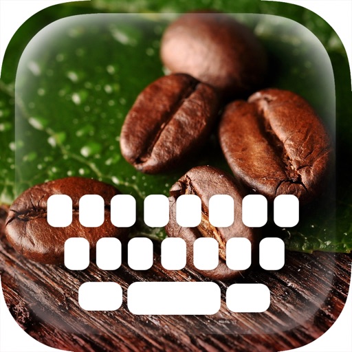 Custom Keyboard Coffee Color : & Wallpaper Themes in Love a Cup Cafe Break Collection icon