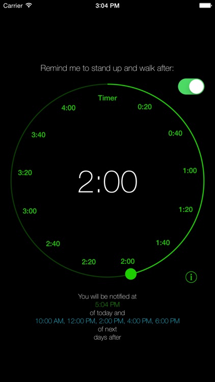 Break Timer for Watch