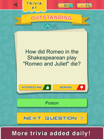 Screenshot #5 pour Trivia Quest™ Literatures - trivia questions