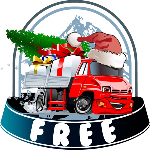 Cartoon Car Driving In Winter Icon