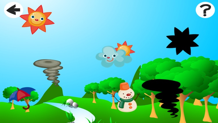 Animated Baby & Kid-s Game To Learn About the Weather in an App First steps for child-ren screenshot-3