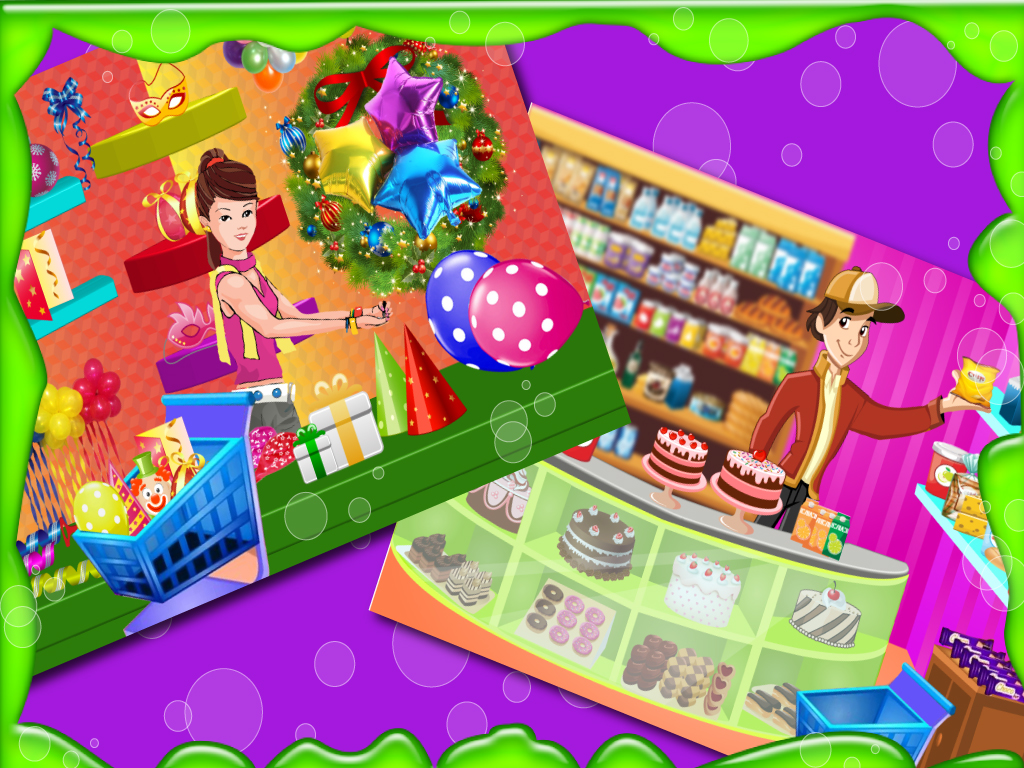 Supermarket Boy Party Shopping - A crazy market gifts & grocery shop game