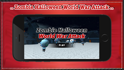 Zombie Halloween World War Attack - best strategy rpg shooting survival free game iPhone screenshot