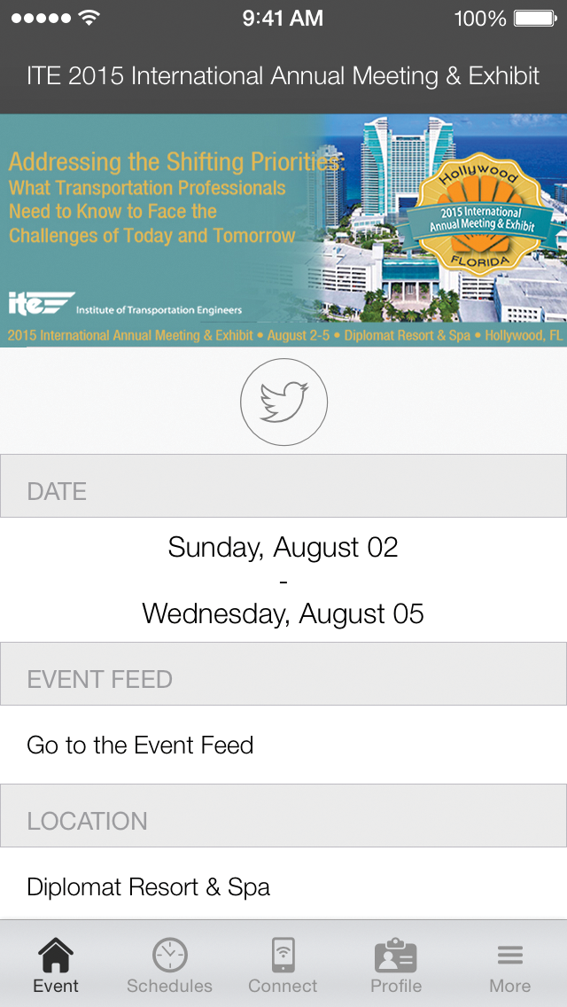 ITE 2015 International Annual Meeting & Exhibit iPhone screenshot