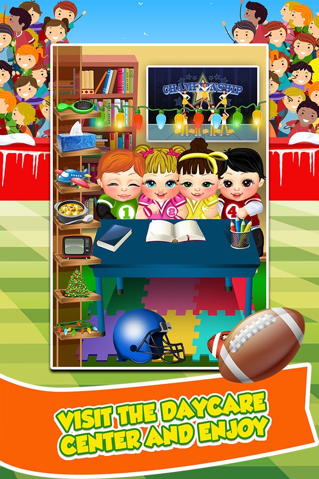 Cheerleader Baby Salon Spa - Candy Food Cooking Kids Maker Games for Girls! screenshot 4