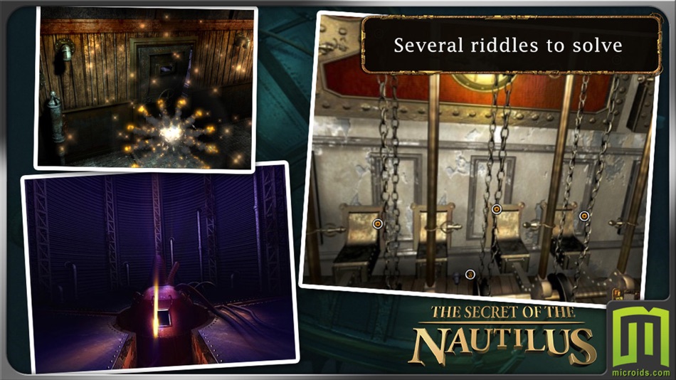 #4. Jules Verne's Mystery of the Nautilus - (Universal) (iOS) โดย: Microids