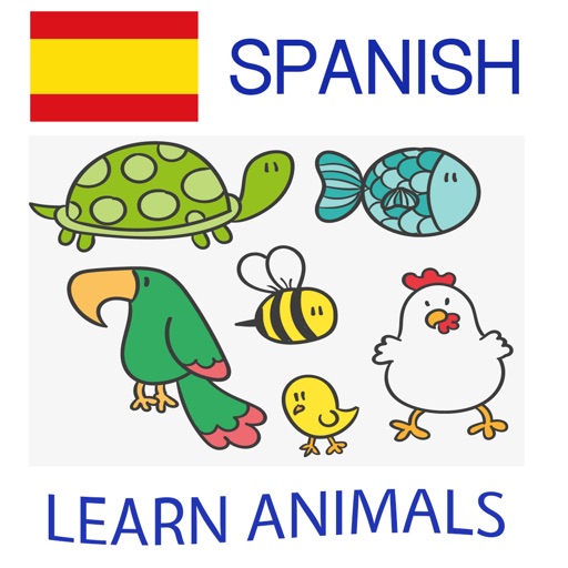 Learn Animals in Spanish Language iOS App