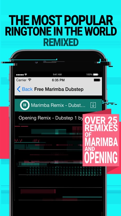 Marimba Remixed Ringtones for iPhone screenshot