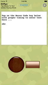 Morse2Text screenshot