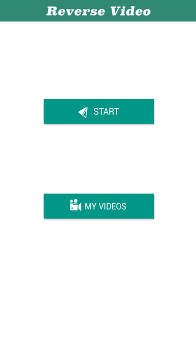 Screenshot #1 pour Reverse Video Maker Free