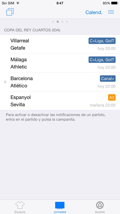 Goles Messenger - Instant live scores and football alerts screenshot-3