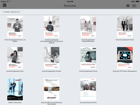 Notifier InfoPoint iPad screenshot 4 - Shopping app
