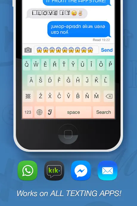 Symbolizer Free Font Keyboards para FaceBook Messenger