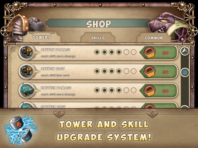 ‎Iron Heart: Steam Tower TD Screenshot