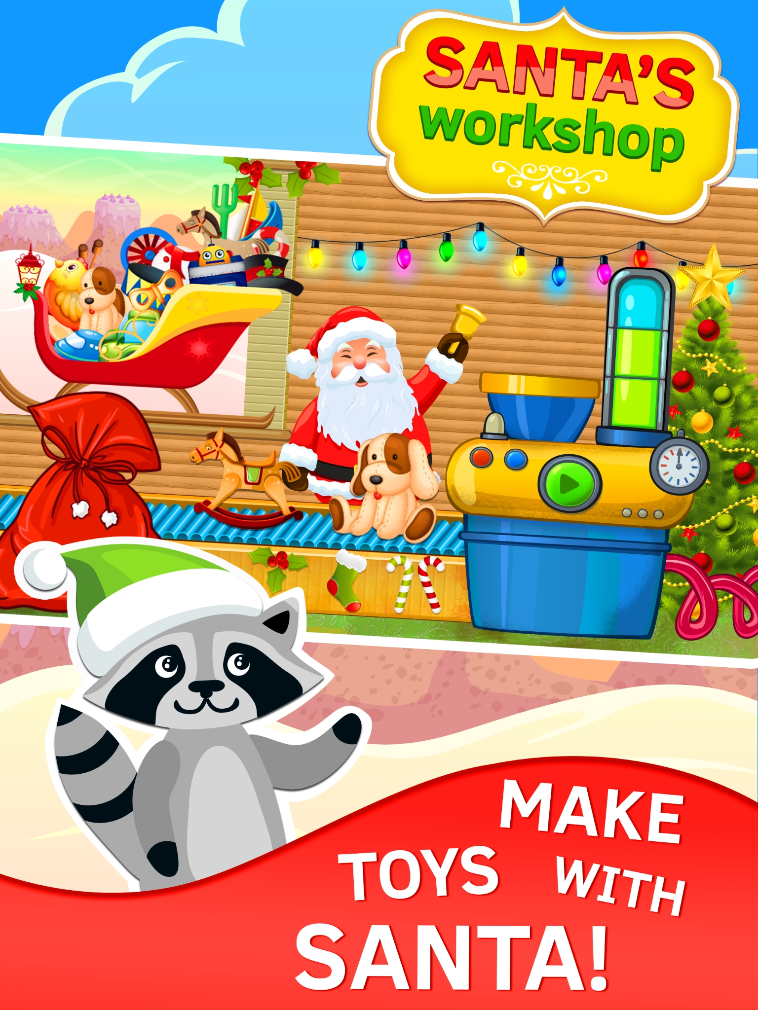 Santas Workshop Christmas games free for kids screenshot 4