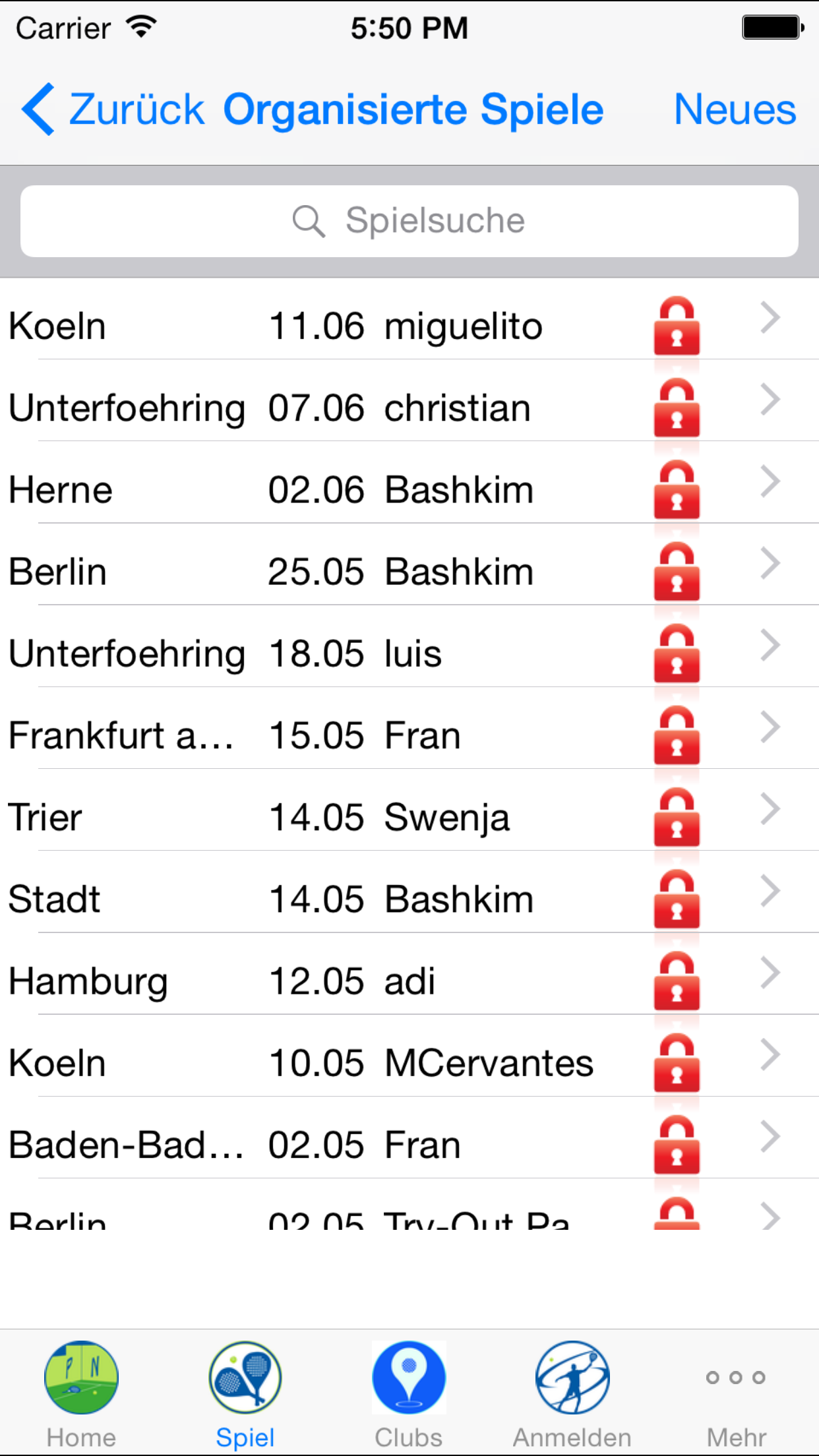 Padel-Netz screenshot 4