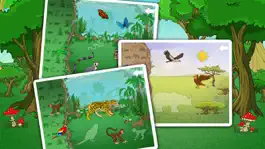 Game screenshot Дикие животные в лесу, джунглях и саванне - Бесплатные головоломки для детей hack