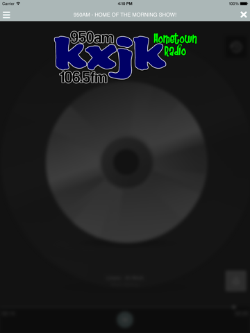 KXJK 950AM 106.5FM iPad screenshot 3 - Entertainment app