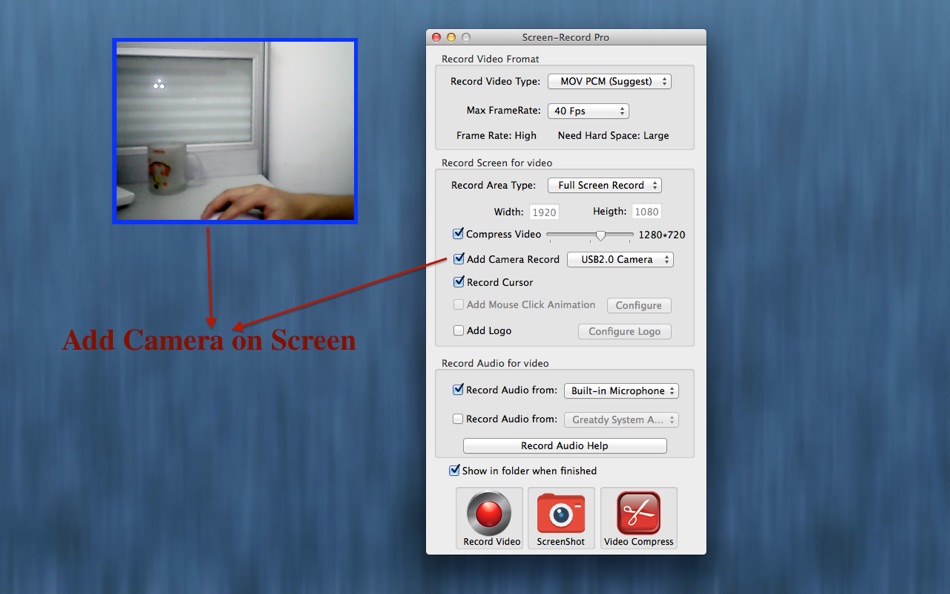 #3. Screen Recorder Pro - Screen Capture HD Video Lite (macOS) By: 舒轩 魏