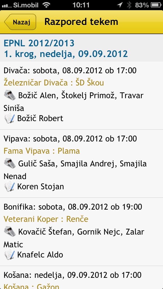 Screenshot #3 pour Rezultati KP