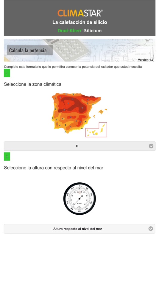 #4. Cálculo de potencia (iOS) 由: Climastar Global Company