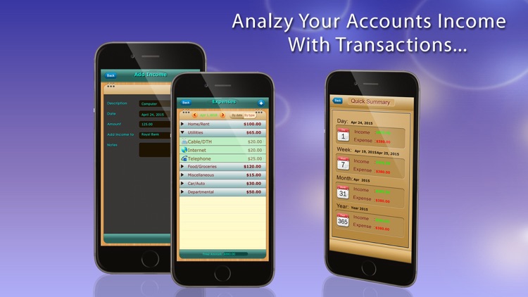 Home Budget Manager HD for iPhone