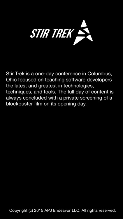 Stir Trek Conference App