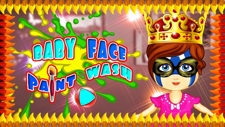 Baby Face Paint Wash – kids face painting & makeover salon game