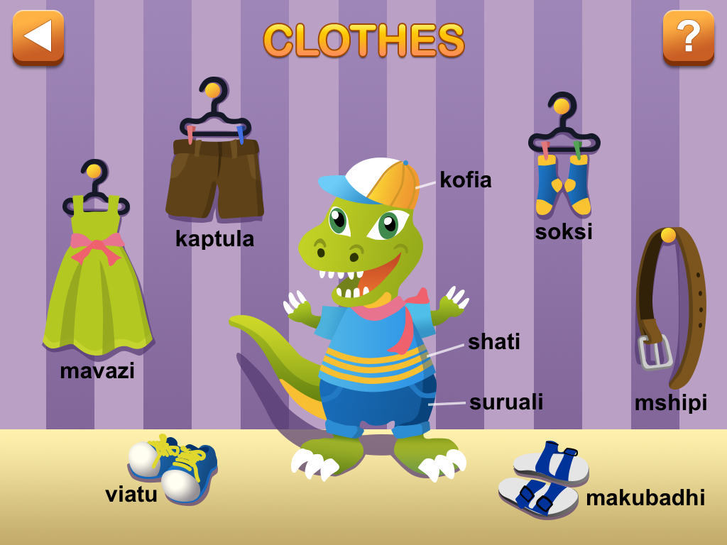 Kiddie Swahili First Words