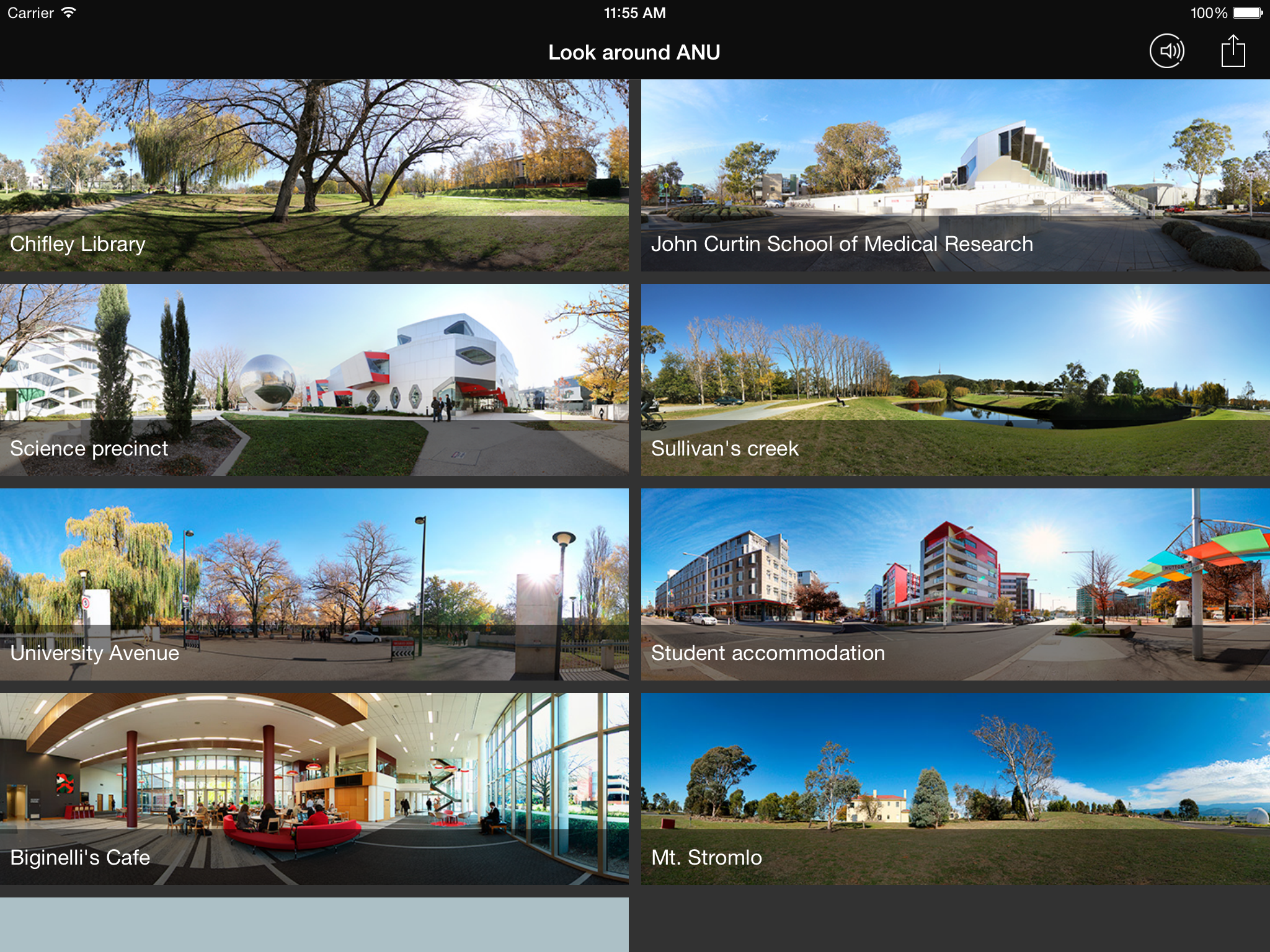 Look around ANU