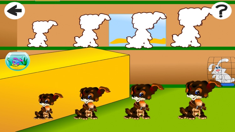 A Sort By Size Game for Children: Learn and Play with Pets