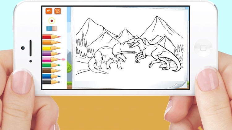 Dinosaurs Coloring Book Games For Kids screenshot-3