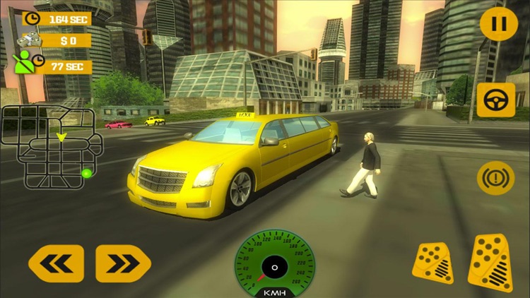 Limo Taxi Driver. Passengers Transport Simulator.