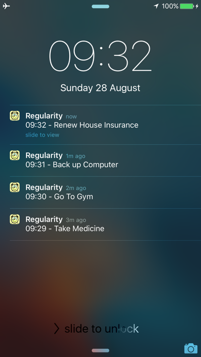 Regularity Screenshot