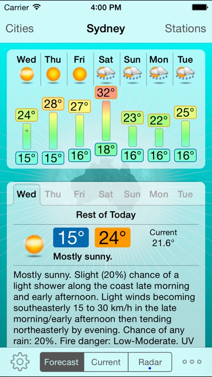 Oz Weather Plus - Australia screenshot-0