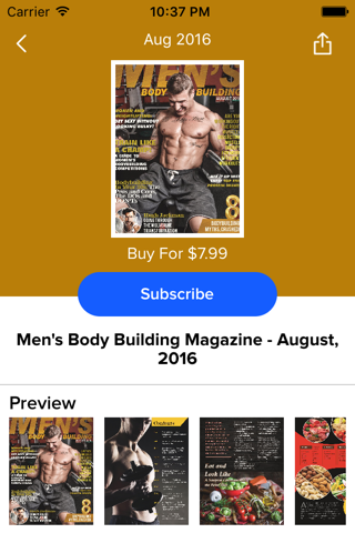 Men's Body Building Magazine screenshot 3